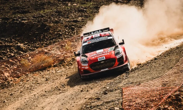 Sesks leads as Formaux falters, Tänak and Pajari both puncture