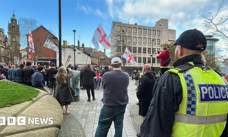 Seven arrested at Sheffield protests