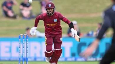 Shai Hope's 1st century against New Zealand lifts the West Indies to 247 in the 2nd ODI