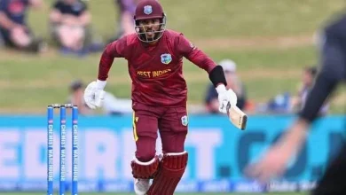 Shai Hope's 1st century against New Zealand lifts the West Indies to 247 in the 2nd ODI