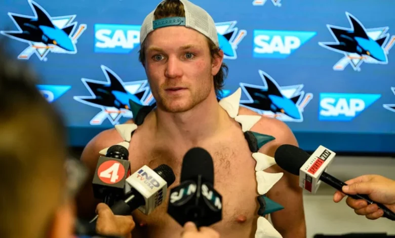 Sharks Locker Room: Grier Deserves Credit for Improvement Beyond Celebrini, Askarov