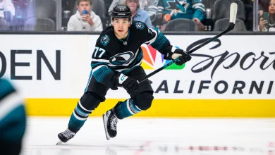 Sharks’ Misa Suffers Unknown Injury During Morning Skate