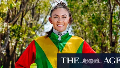 She broke her back in her fourth race. Now Celine Gaudray will ride in the Melbourne Cup
