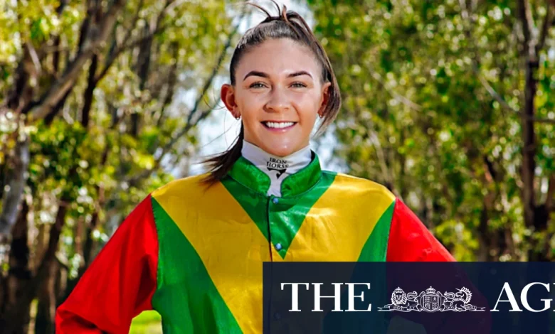 She broke her back in her fourth race. Now Celine Gaudray will ride in the Melbourne Cup