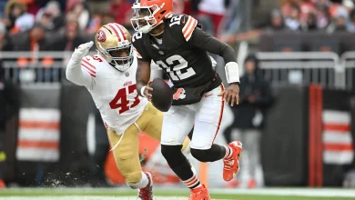 Shedeur Sanders' 2nd NFL start answers few questions as Browns' offense goes stagnant in loss to 49ers