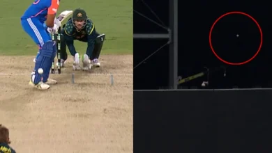 Shivam Dube Hits Monster Six Off Adam Zampa Outside the Stadium During AUS vs IND 4th T20I (VIDEO)