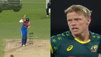 Shivam Dube bamboozled by Nathan Ellis’ stunning slower off-cutter in Carrara T20I