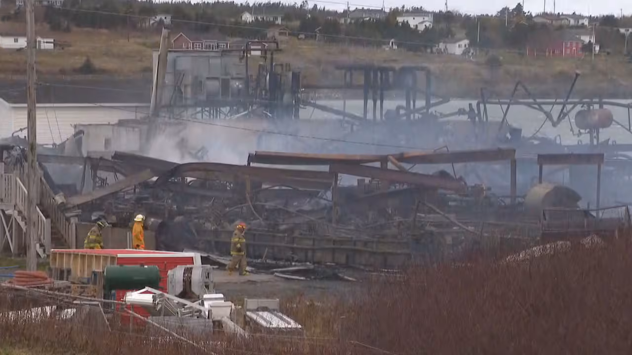 Shock, devastation as residents grapple with the massive loss of St. Mary’s fish plant that burnt to the ground