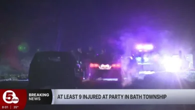 Shooting at Airbnb rental in Bath Township leaves 9 injured