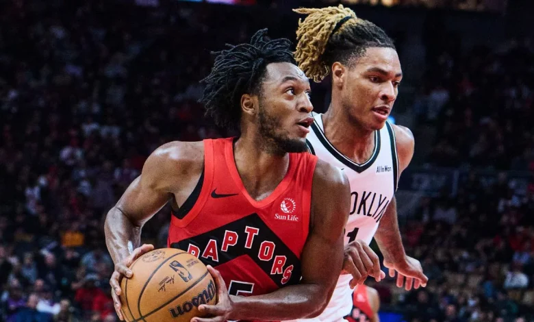 Short-handed Raptors step up late to beat Nets, extend win streak to seven