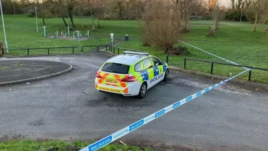'Shots fired' at children's play park as youths seen fleeing and cops swarm scene