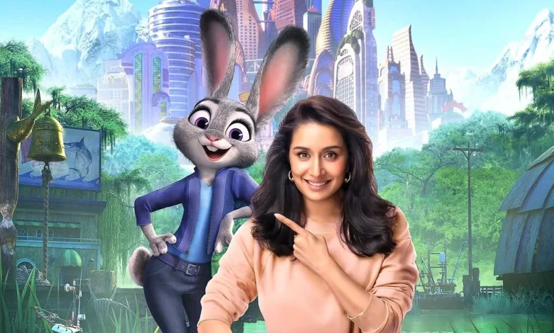 Shraddha Kapoor voices Judy Hopps in Hindi for Disney's Zootopia 2