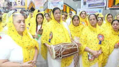 Sikh Community Participates in Colorful Nagar Keethan in Hyderabad