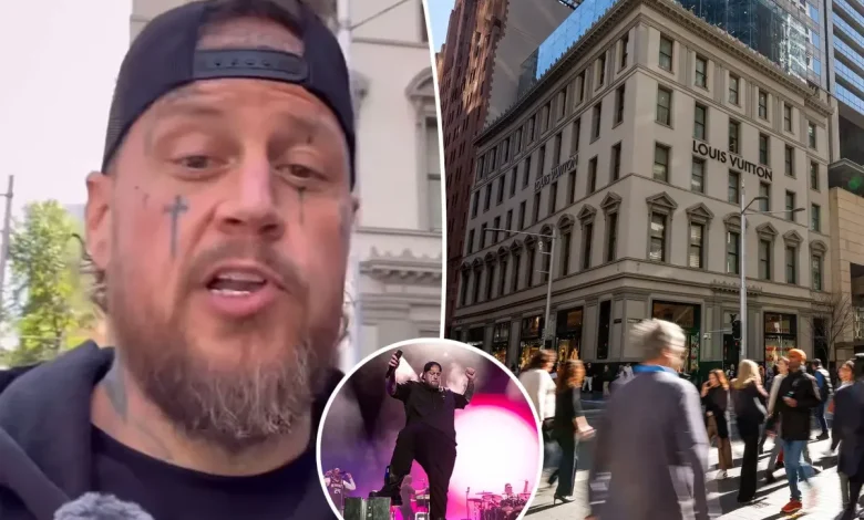 Singer Jelly Roll claims he was ‘treated like a criminal’ in Sydney Louis Vuitton store