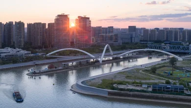 "Sinuous structural system" supports Hangzhou footbridge by Zaha Hadid Architects