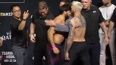 Skandal przed walką. Uderzył rywala na ważeniu