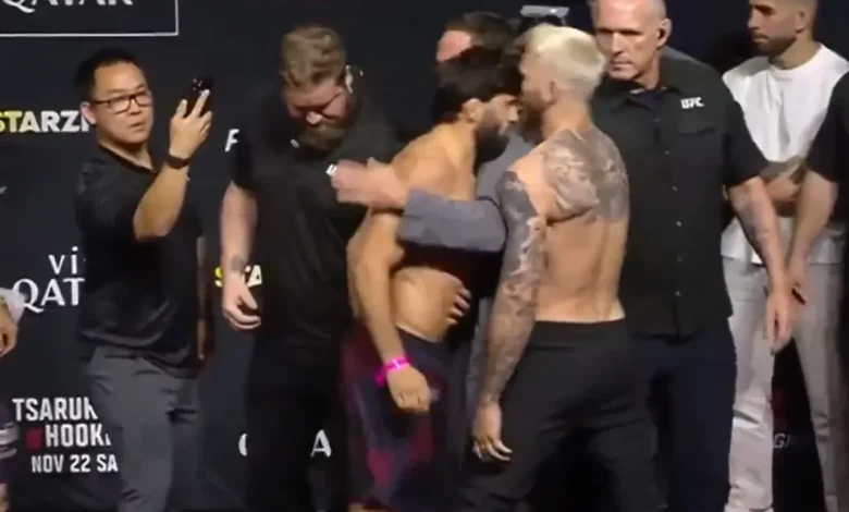 Skandal przed walką. Uderzył rywala na ważeniu