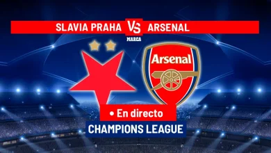 Slavia Praga - Arsenal, en directo | Champions League hoy en vivo