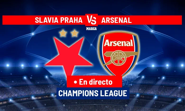 Slavia Praga - Arsenal, en directo | Champions League hoy en vivo