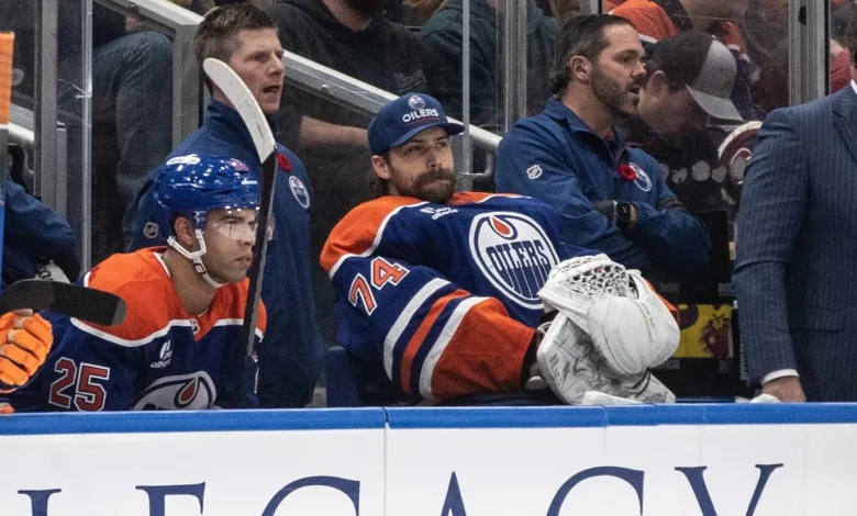 Slumping Oilers full of excuses after blowout loss to Avalanche