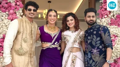 Smriti Mandhana turns into a gorgeous bride-to-be with Palash Muchhal for wedding mehndi ceremony. See pics | Fashion Trends