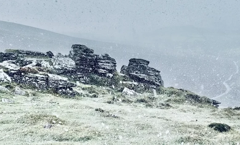 Snow has arrived in Devon - and here's where it's coming next