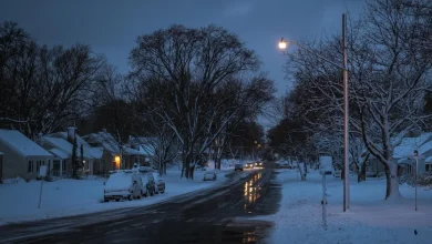 Snow likely south of Twin Cities Monday night