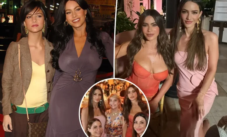Sofía Vergara poses with striking younger sister Sandra in rare family photo