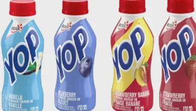 Some Yoplait YOP drinkable yogurt recalled in Canada due to plastic pieces - National