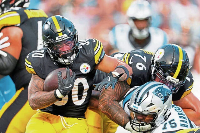 Some say the Steelers need to give him more touches. Jaylen Warren takes it in stride