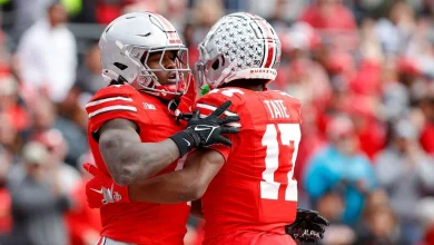 Sources: Ohio State WRs Smith, Tate to return