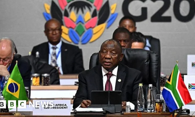 South Africa's Cyril Ramaphosa hits back after Donald Trump says US won't invite it for G20 summit