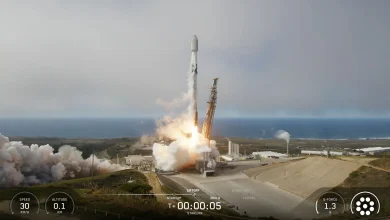 SpaceX launches 28 Starlink satellites from California's central coast (video)