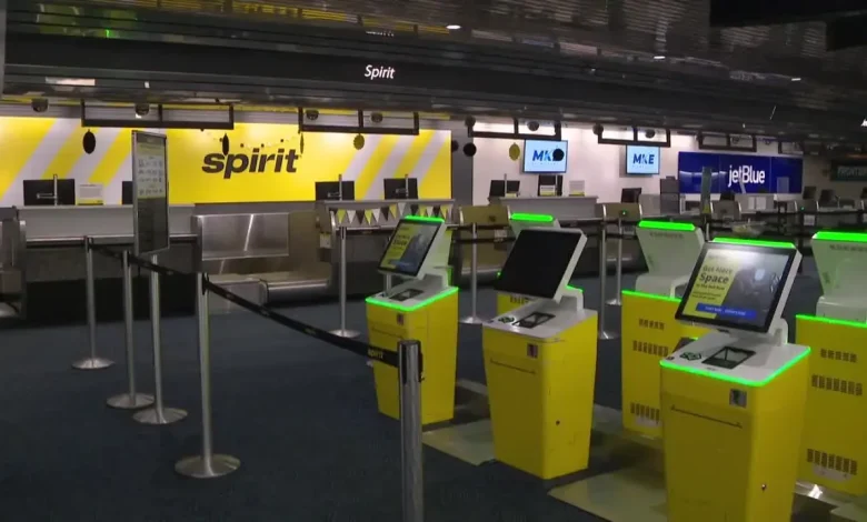 Spirit Airlines discontinues service in Milwaukee starting January 2026