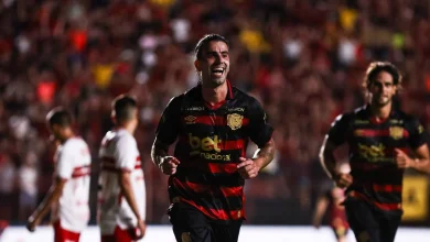 Sport entra em campo com sete jogadores pendurados para enfrentar o Santos na Vila Belmiro