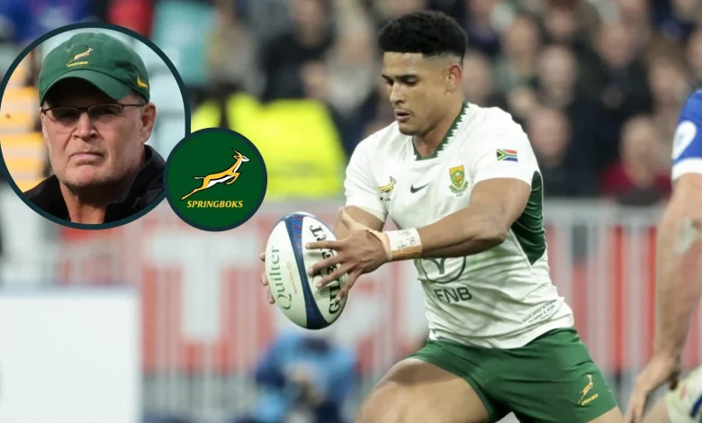 Springboks: Rassie Erasmus gives blunt verdict on Sacha Feinberg-Mngomezulu's development at Test level and issues 'snot klap' warning