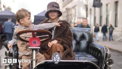 St James's Motoring Spectacle: Old cars meet new in Pall Mall