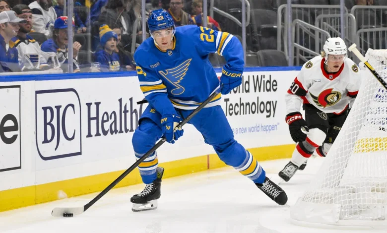 St. Louis Blues Reassign Logan Mailloux, Recall Hunter Skinner
