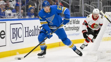 St. Louis Blues Recall Logan Mailloux