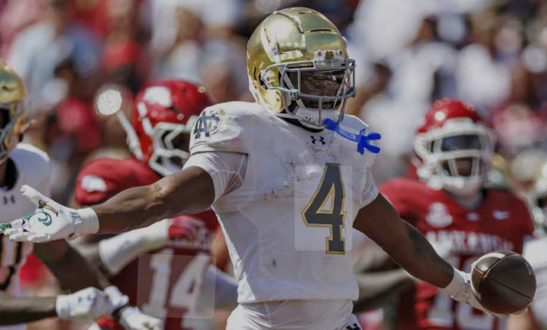 St. Louisan Jeremiyah Love climbs Notre Dame record books