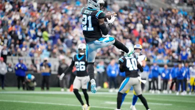 Stafford's streak of 28 TD passes without an interception ends in first quarter vs. Panthers