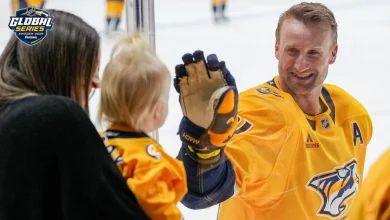 Stamkos staying positive for his kids, Predators despite frustrations entering Global Series