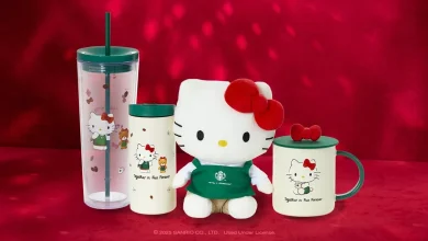 Starbucks introduces new Hello Kitty merchandise as part of their 2025 Holiday collection
