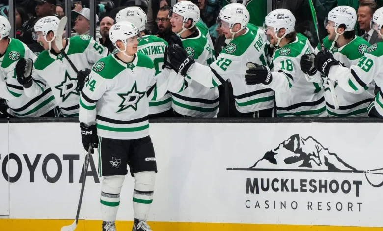 Stars edge Kraken, push road point streak to 10