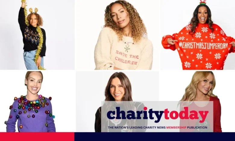 Stars join forces in pre-loved jumpers to help change children’s lives this Christmas