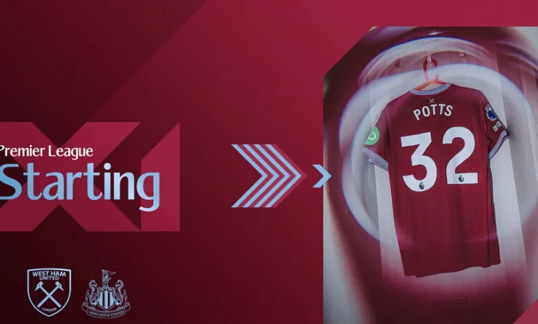 Starting XI | Potts, Fernandes and Wilson return for Newcastle match