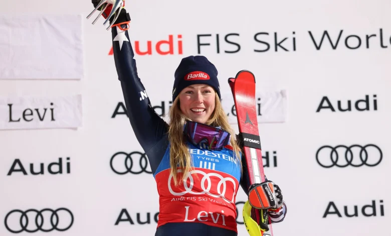 'Starting to feel like home': Spectacular Shiffrin wins her ninth Levi Slalom