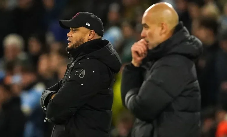 Startrekord winkt: Kompany auf Guardiolas Fersen