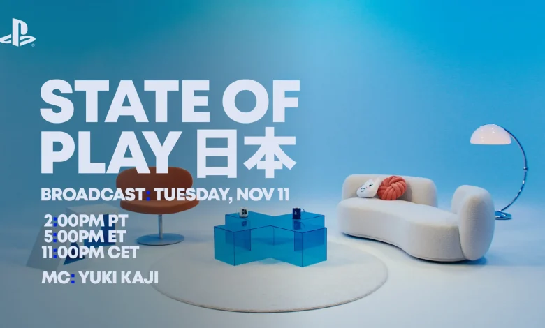 State of Play Japan airs today, Tuesday, November 11