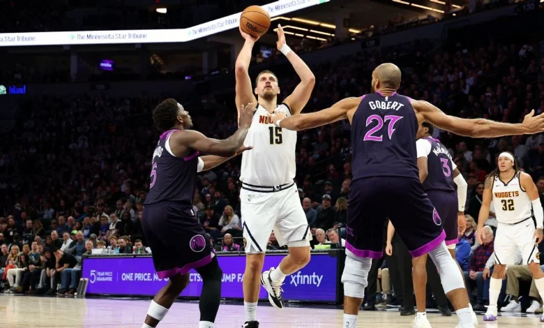 Statistics system crashes during Nuggets-Wolves